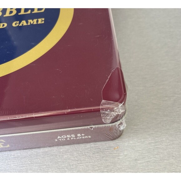 SCRABBLE Nostalgia Edition Collectible Tin Crossword Game Family Fun, New Sealed - Picture 4 of 5